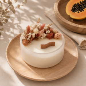 Handmade Floral Scented Candle
