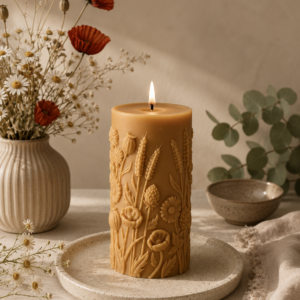 Large Botanical Pillar Silicone Mold