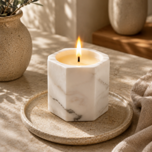 Octagonal Soy Wax Aromatherapy Candle
